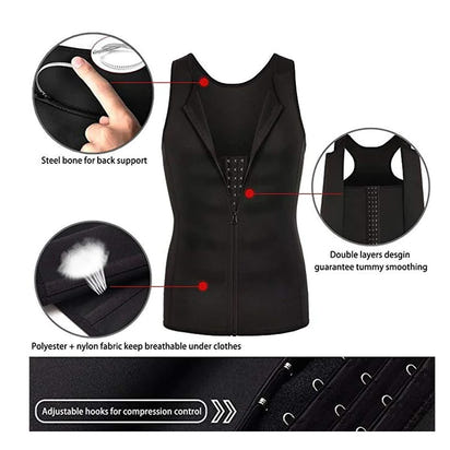 Men's Fitness Shaper Vest